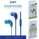Wholesale KIKO 883 Stereo Earphone Headset with Mic (883 Blue)